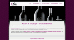 Desktop Screenshot of etiquetasnde.com