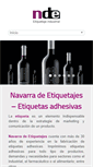 Mobile Screenshot of etiquetasnde.com